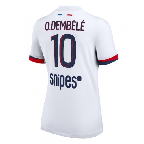 Stroje piłkarskie Paris Saint-Germain Ousmane Dembele #10 Koszulka Wyjazdowej dla damskie 2025-26 Krótki Rękaw